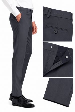 Balmain.Paris.Blue.100%imp.formal.Pant.Straight.Trouser.CS384