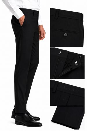 Balmain.Paris.Brown.100%imp.formal.Pant.Straight.Trouser.CS384