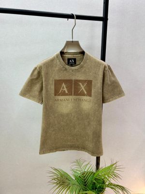 Arman_i Exchange Acid Wash Brown Oversized Premium Round Neck T-shirt F3589-BR