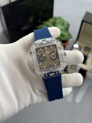 Hublot Bigbang Unico Square Transparent All Working W404