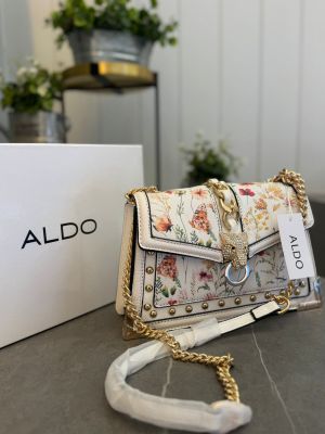 Ald_o womens Pink Flower with Dust Bag & box s8962