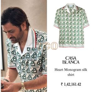Casablanca Dhoni edition imported Half Sleeves Shirt