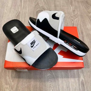 Nik.e Airmax 1 Premium White Black Flip-Flop