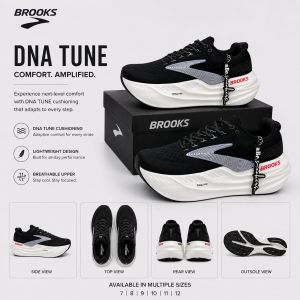 BROOKS GLYCERIN MAX BLACK WHITE FIX