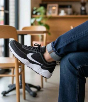 Nikee air zoom spiridon Black White