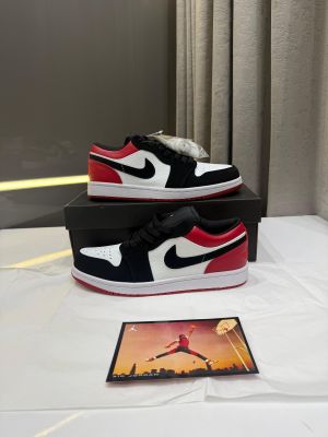 NIK_E AIR JORDAN 1 LOW BLACK TOE FIX
