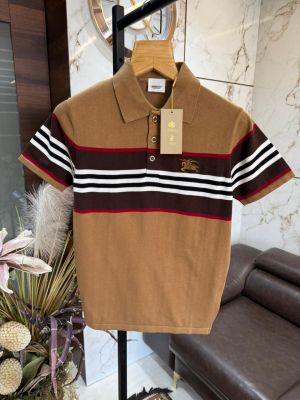 BURBERR Y PREMIUM CLASSIC POLO NECK T-SHIRTS 1268