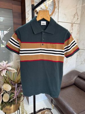 BURBERR Y PREMIUM CLASSIC POLO NECK T-SHIRTS 1268