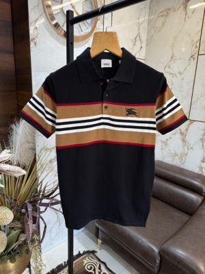 BURBERR Y PREMIUM CLASSIC POLO NECK T-SHIRTS 1268