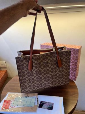 Coach_nina_tote bag premium quality with box