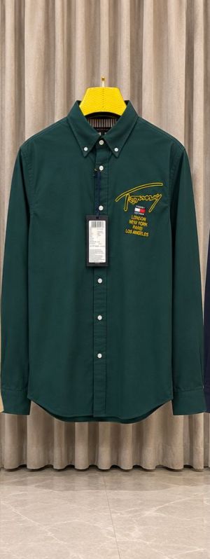 SALE TOMMY HILFGIGE_R GREEN PREMIUM SHIRT