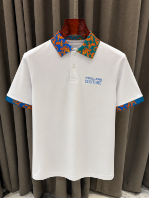 Versac_e Premium White Polo Tshirt