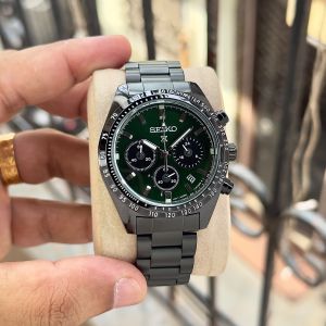 Seiko Prospex Speedtimer Chronograph  black -green