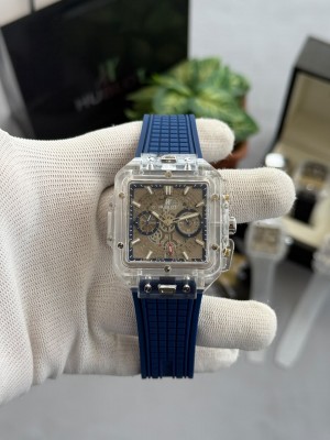 HUBLO T BIGBANG Unico Square Dial With All Chrono Working