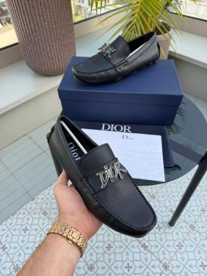 Dio.r Logo Premium Loafers Surplus Calf Leather Quality With All Accessories HX018
