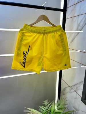 Lacost e Logo Yellow Premium Shorts F3884-YE
