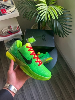 Nik e Kobe 6 Neon Grinch