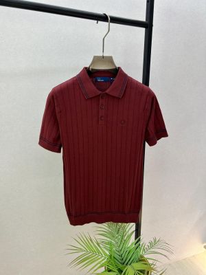 Fred Perry Polo knitted Maroon Super Premium Collar Neck T-shirt F3588-MA