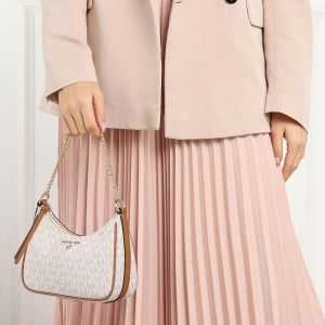  Michalekorsmk jet set charm  logo pochette with og box(22317-bieg-)