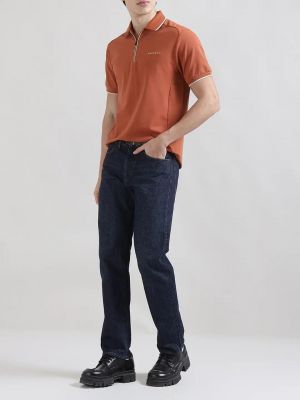 Hacket t Brown Premium Polo Tshirt With 240 gsm interlock cotton lycra fabric and Collar&Back Design & Embroidery Logo 4304