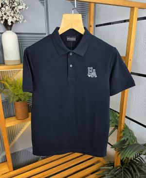 EA Collor T Shirt Navy  K249-NY