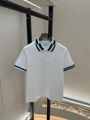 Lacost e White Polo Premium Collar Neck T-shirt F3758-W1