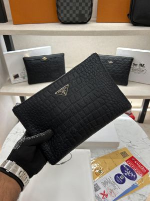 Prad_a Hand Bag Black Premium Quality Fa 611