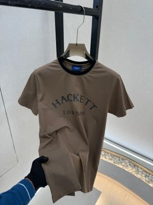 Hacket t London Brown Premium Round Neck T-shirt F3710-BR