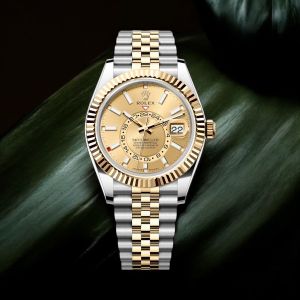 ROLE X SKY DWELLER champion gold two tone limited edition 