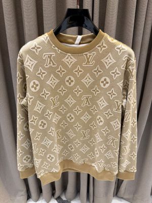 Loui-s_vuitton imported sweatshirt Brown 