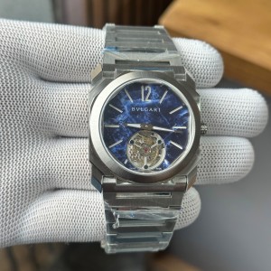 Bvlgar i Octo Finissimo Tourbillon Blue Dial