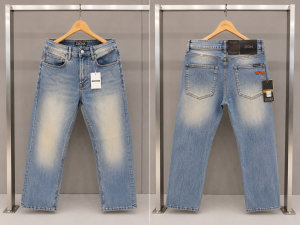 Zegna Premium Denim Blue Green sheded 
