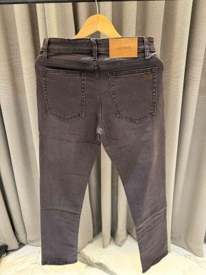 Lacost_e Imported Denim jeans Maroon