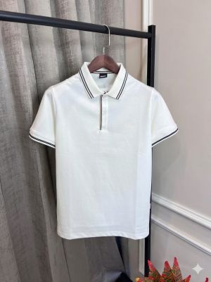 Hugo_Boss White Store Article Premium Collar Neck T-Shirt(1093) 