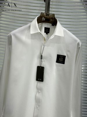 Arman_i Exchange Chest Logo Full Sleeves Shirt White