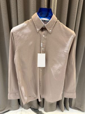 Calvin Klei_n Chest Logo Full Sleeves Shirt Coffee