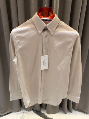 Calvin Klei_n Chest Logo Full Sleeves Shirt Cream