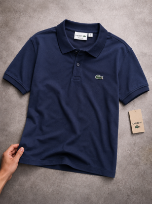 No Return Lacost_e Premium Navy Polo Tshirt