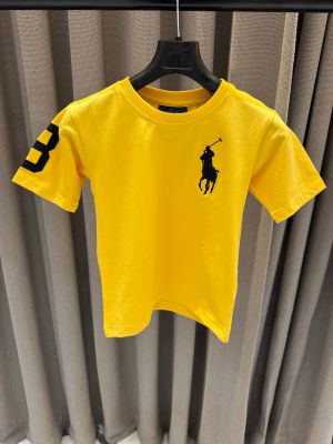 No return Ralp_h Lauren imported Kids Tshirt Yellow 