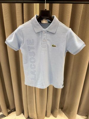 No return Lacost_e  Imported kids Polo t-shirt Sky blue 