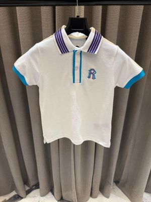 No return Rare Rebbit imported kids Polo t-shirt white 