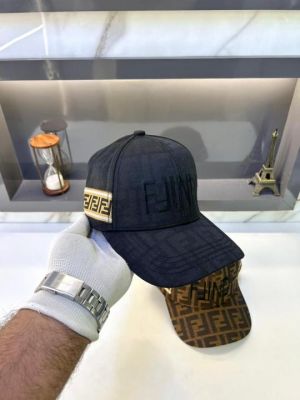 Fend i Black Monogram Premium Cap F3493-BL