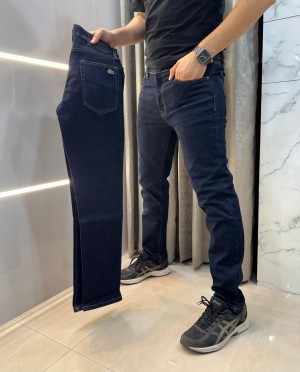 Lacost e Premium Raw Wash Navy Blue Denim Jeans