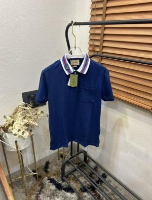 Gucc_i GG Collor Embroidered Imported Very Premium Polo T-shirt (DN 533)