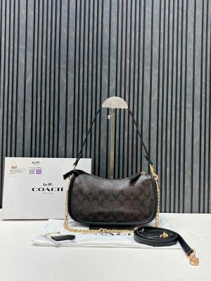 Coachh Waverly In Signature Sling Bag With Original Box Dustcover Card Tags
