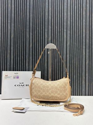 Coachh Waverly In Signature Sling Bag With Original Box Dustcover Card Tags