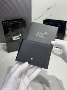 Mont blac_k 056 black textured wallet current store article 