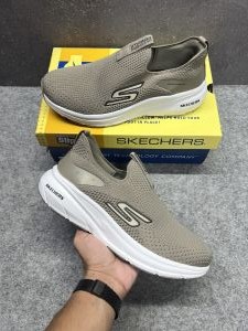 Skecher.s Go-Walk Slip-on Shoes Khaki