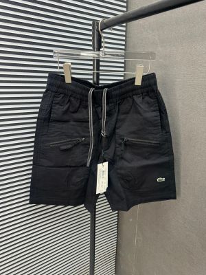LAACOSTE BLACK IMPORTED LINEN FABRIC CURRENT STORE ARTICLE VERY PREMIUM SHORTS 551