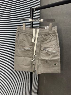 LAACOSTE GREY IMPORTED LINEN FABRIC CURRENT STORE ARTICLE VERY PREMIUM SHORTS 551